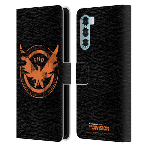 Tom Clancy's The Division Key Art Logo Black Leather Book Wallet Case Cover For Motorola Edge S30 / Moto G200 5G