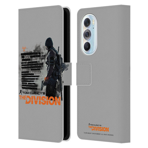 Tom Clancy's The Division Key Art Character Leather Book Wallet Case Cover For Motorola Edge X30