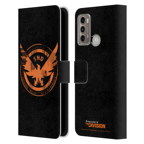 Tom Clancy's The Division Key Art Logo Black Leather Book Wallet Case Cover For Motorola Moto G60 / Moto G40 Fusion