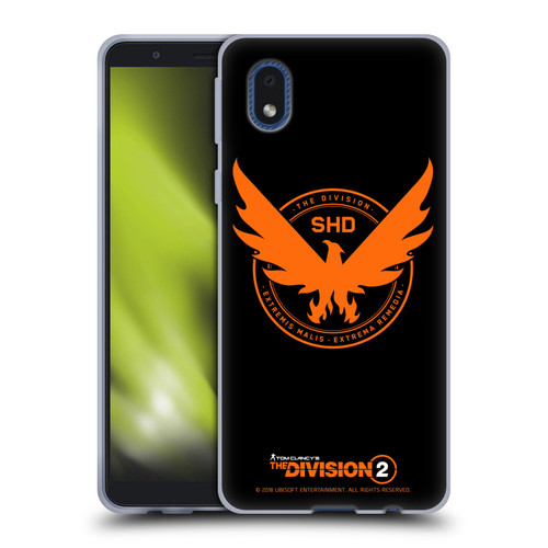 Tom Clancy's The Division 2 Logo Art Phoenix Soft Gel Case for Samsung Galaxy A01 Core (2020)