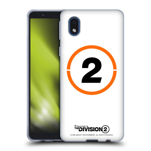 Tom Clancy's The Division 2 Logo Art Ring 2 Soft Gel Case for Samsung Galaxy A01 Core (2020)