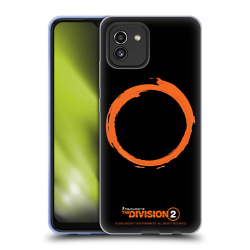Tom Clancy's The Division 2 Logo Art Ring Soft Gel Case for Samsung Galaxy A03 (2021)