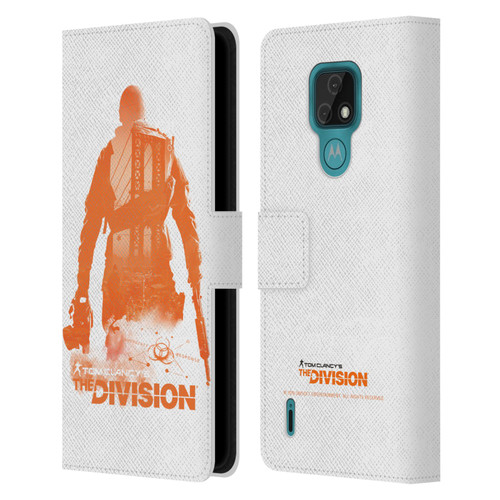 Tom Clancy's The Division Key Art Character 3 Leather Book Wallet Case Cover For Motorola Moto E7