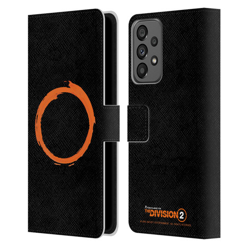 Tom Clancy's The Division 2 Logo Art Ring Leather Book Wallet Case Cover For Samsung Galaxy A73 5G (2022)