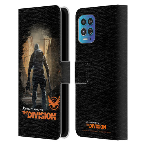 Tom Clancy's The Division Key Art Character 2 Leather Book Wallet Case Cover For Motorola Moto G100