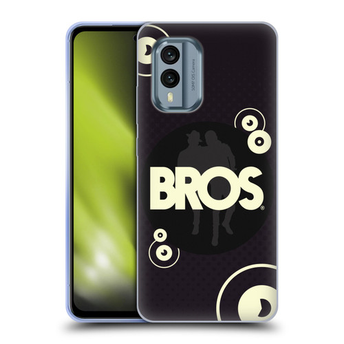 BROS Logo Art Retro Soft Gel Case for Nokia X30