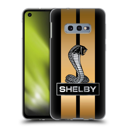 Shelby Car Graphics Gold Soft Gel Case for Samsung Galaxy S10e