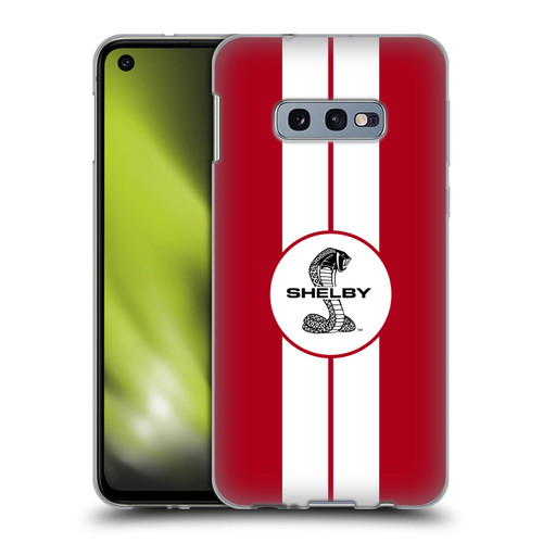 Shelby Car Graphics 1965 427 S/C Red Soft Gel Case for Samsung Galaxy S10e