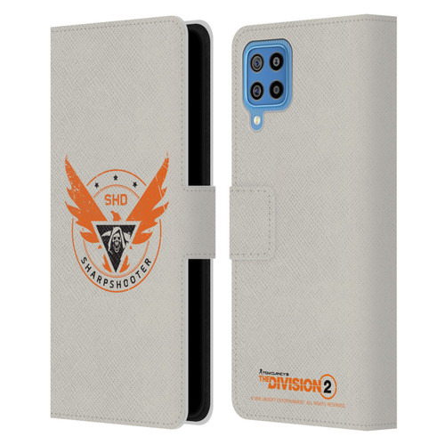 Tom Clancy's The Division 2 Logo Art Sharpshooter Leather Book Wallet Case Cover For Samsung Galaxy F22 (2021)