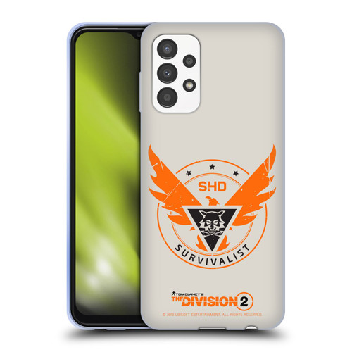 Tom Clancy's The Division 2 Logo Art Survivalist Soft Gel Case for Samsung Galaxy A13 (2022)
