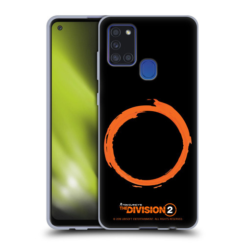 Tom Clancy's The Division 2 Logo Art Ring Soft Gel Case for Samsung Galaxy A21s (2020)