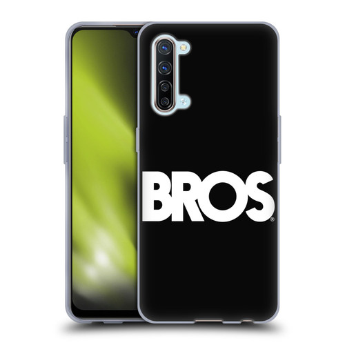 BROS Logo Art Text Soft Gel Case for OPPO Find X2 Lite 5G