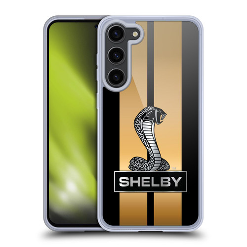 Shelby Car Graphics Gold Soft Gel Case for Samsung Galaxy S23+ 5G