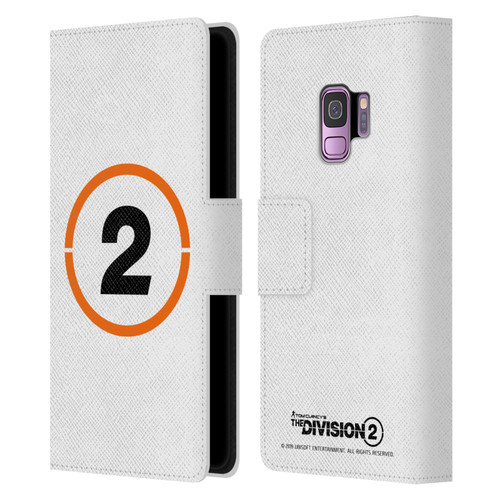 Tom Clancy's The Division 2 Logo Art Ring 2 Leather Book Wallet Case Cover For Samsung Galaxy S9