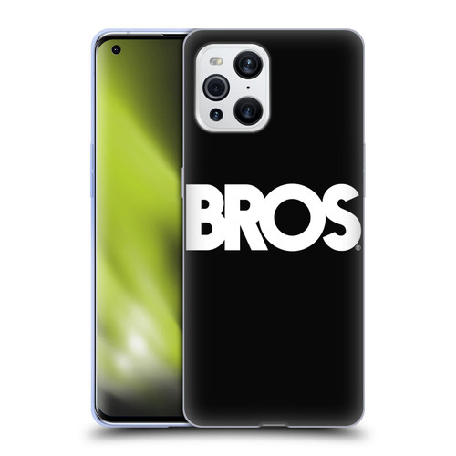 BROS Logo Art Text Soft Gel Case for OPPO Find X3 / Pro