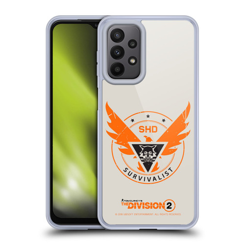 Tom Clancy's The Division 2 Logo Art Survivalist Soft Gel Case for Samsung Galaxy A23 / 5G (2022)