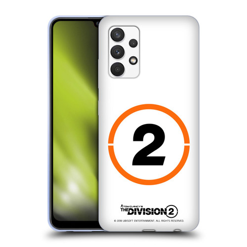 Tom Clancy's The Division 2 Logo Art Ring 2 Soft Gel Case for Samsung Galaxy A32 (2021)