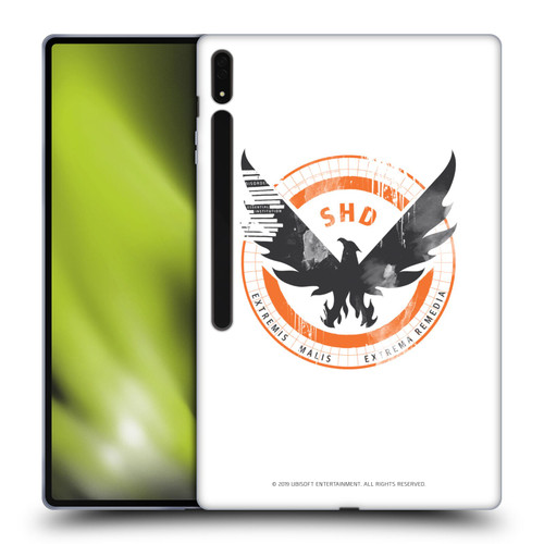 Tom Clancy's The Division Key Art Logo White Soft Gel Case for Samsung Galaxy Tab S8 Ultra