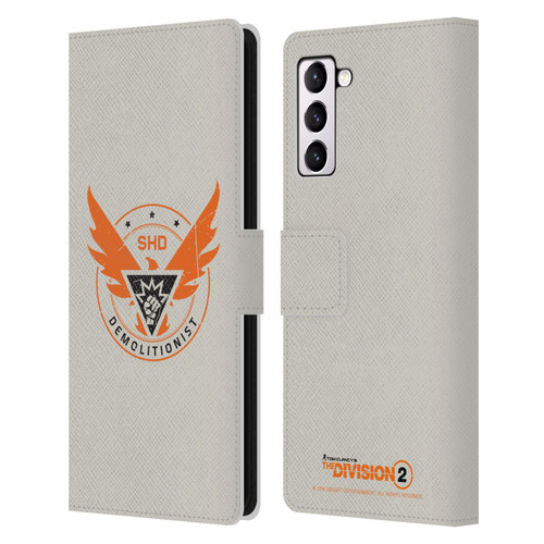 Tom Clancy's The Division 2 Logo Art Demolitionist Leather Book Wallet Case Cover For Samsung Galaxy S21+ 5G