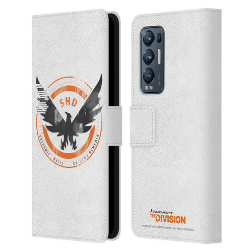 Tom Clancy's The Division Key Art Logo White Leather Book Wallet Case Cover For OPPO Find X3 Neo / Reno5 Pro+ 5G