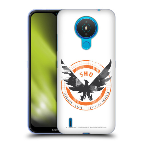 Tom Clancy's The Division Key Art Logo White Soft Gel Case for Nokia 1.4