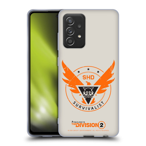 Tom Clancy's The Division 2 Logo Art Survivalist Soft Gel Case for Samsung Galaxy A52 / A52s / 5G (2021)