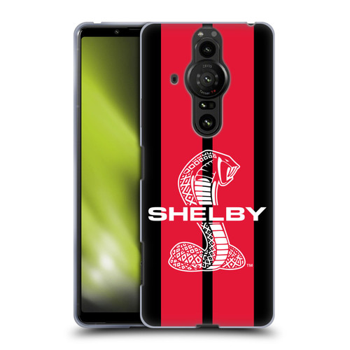 Shelby Car Graphics Red Soft Gel Case for Sony Xperia Pro-I