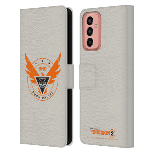 Tom Clancy's The Division 2 Logo Art Survivalist Leather Book Wallet Case Cover For Samsung Galaxy M13 (2022)