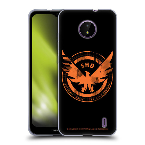 Tom Clancy's The Division Key Art Logo Black Soft Gel Case for Nokia C10 / C20