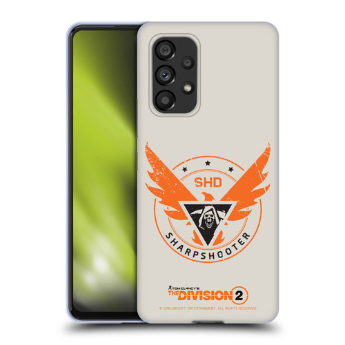Tom Clancy's The Division 2 Logo Art Sharpshooter Soft Gel Case for Samsung Galaxy A53 5G (2022)