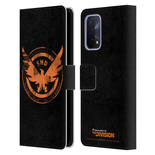 Tom Clancy's The Division Key Art Logo Black Leather Book Wallet Case Cover For OPPO A54 5G