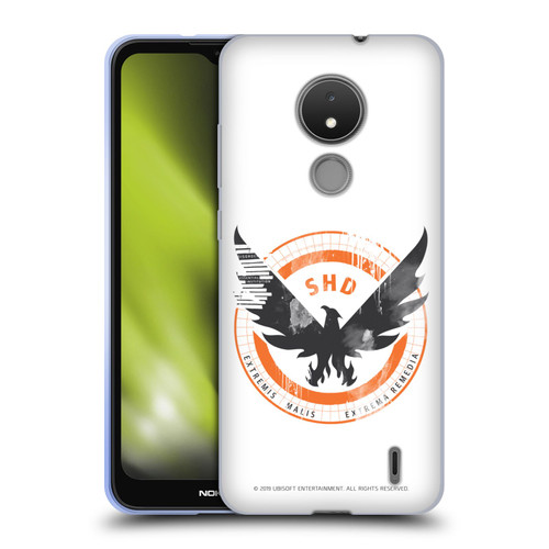 Tom Clancy's The Division Key Art Logo White Soft Gel Case for Nokia C21