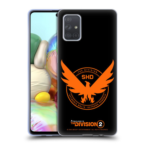 Tom Clancy's The Division 2 Logo Art Phoenix Soft Gel Case for Samsung Galaxy A71 (2019)