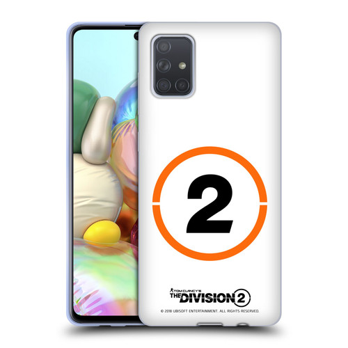 Tom Clancy's The Division 2 Logo Art Ring 2 Soft Gel Case for Samsung Galaxy A71 (2019)