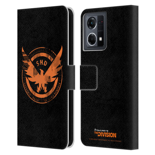 Tom Clancy's The Division Key Art Logo Black Leather Book Wallet Case Cover For OPPO Reno8 4G