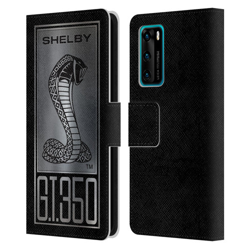 Shelby Car Graphics GT350 Leather Book Wallet Case Cover For Huawei P40 5G