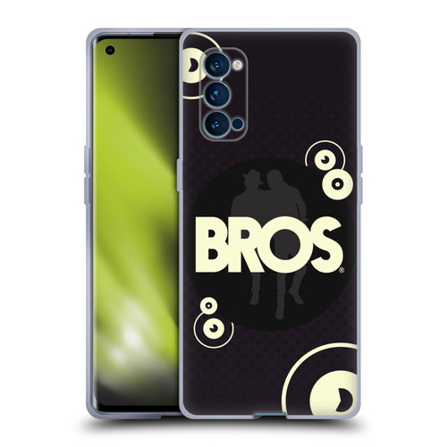 BROS Logo Art Retro Soft Gel Case for OPPO Reno 4 Pro 5G