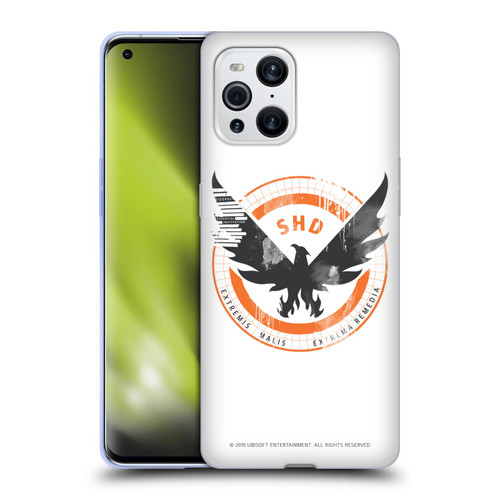 Tom Clancy's The Division Key Art Logo White Soft Gel Case for OPPO Find X3 / Pro