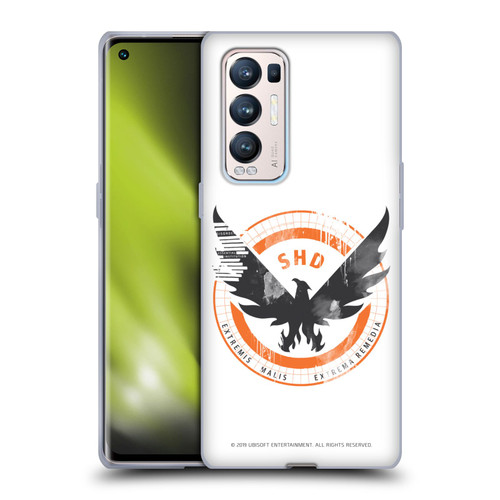Tom Clancy's The Division Key Art Logo White Soft Gel Case for OPPO Find X3 Neo / Reno5 Pro+ 5G