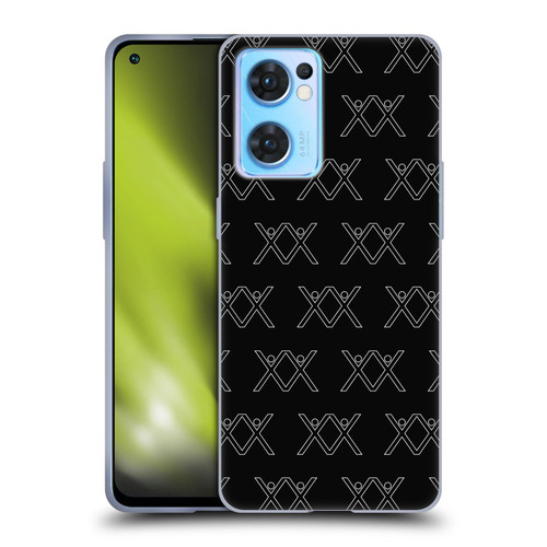 BROS Logo Art Pattern Soft Gel Case for OPPO Reno7 5G / Find X5 Lite