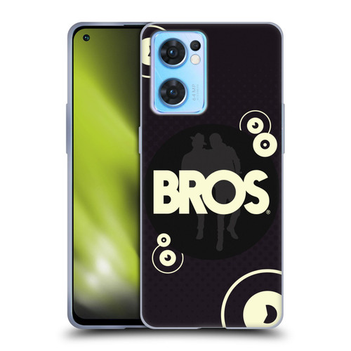 BROS Logo Art Retro Soft Gel Case for OPPO Reno7 5G / Find X5 Lite