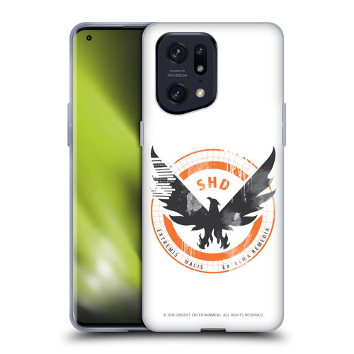 Tom Clancy's The Division Key Art Logo White Soft Gel Case for OPPO Find X5 Pro