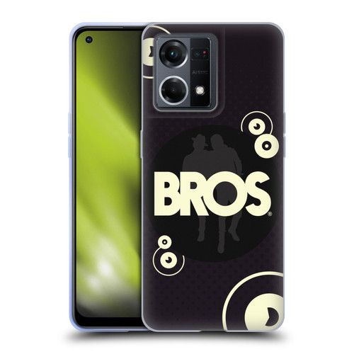 BROS Logo Art Retro Soft Gel Case for OPPO Reno8 4G