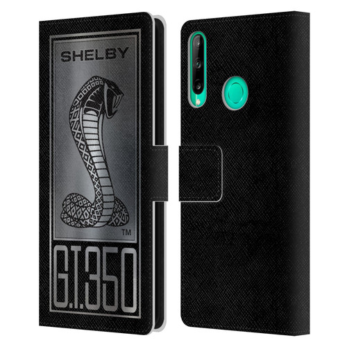 Shelby Car Graphics GT350 Leather Book Wallet Case Cover For Huawei P40 lite E