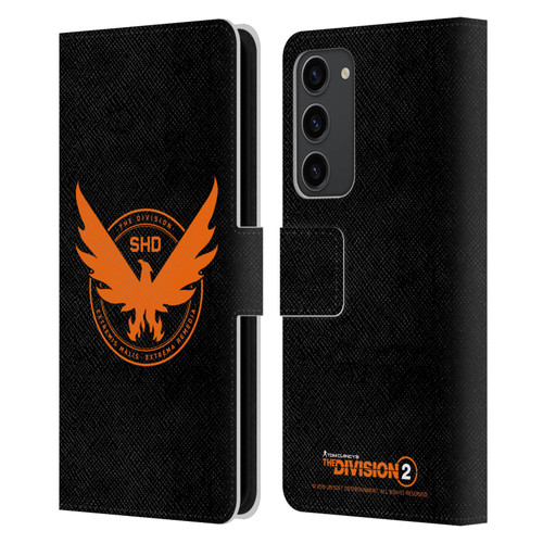 Tom Clancy's The Division 2 Logo Art Phoenix Leather Book Wallet Case Cover For Samsung Galaxy S23+ 5G