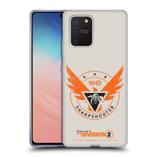 Tom Clancy's The Division 2 Logo Art Sharpshooter Soft Gel Case for Samsung Galaxy S10 Lite