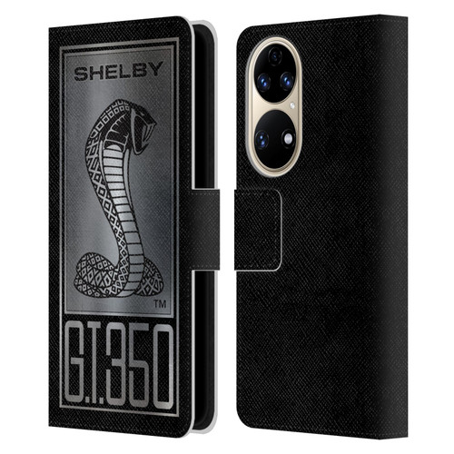 Shelby Car Graphics GT350 Leather Book Wallet Case Cover For Huawei P50