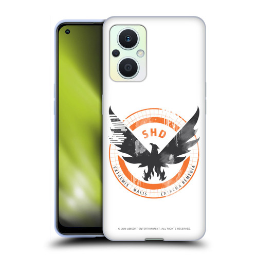 Tom Clancy's The Division Key Art Logo White Soft Gel Case for OPPO Reno8 Lite