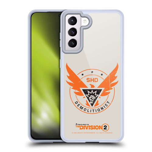 Tom Clancy's The Division 2 Logo Art Demolitionist Soft Gel Case for Samsung Galaxy S21 5G