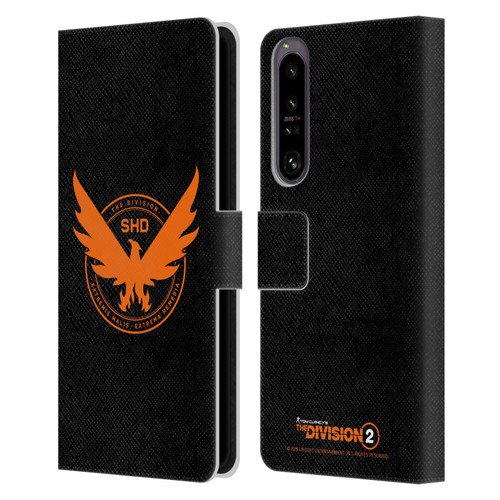 Tom Clancy's The Division 2 Logo Art Phoenix Leather Book Wallet Case Cover For Sony Xperia 1 IV